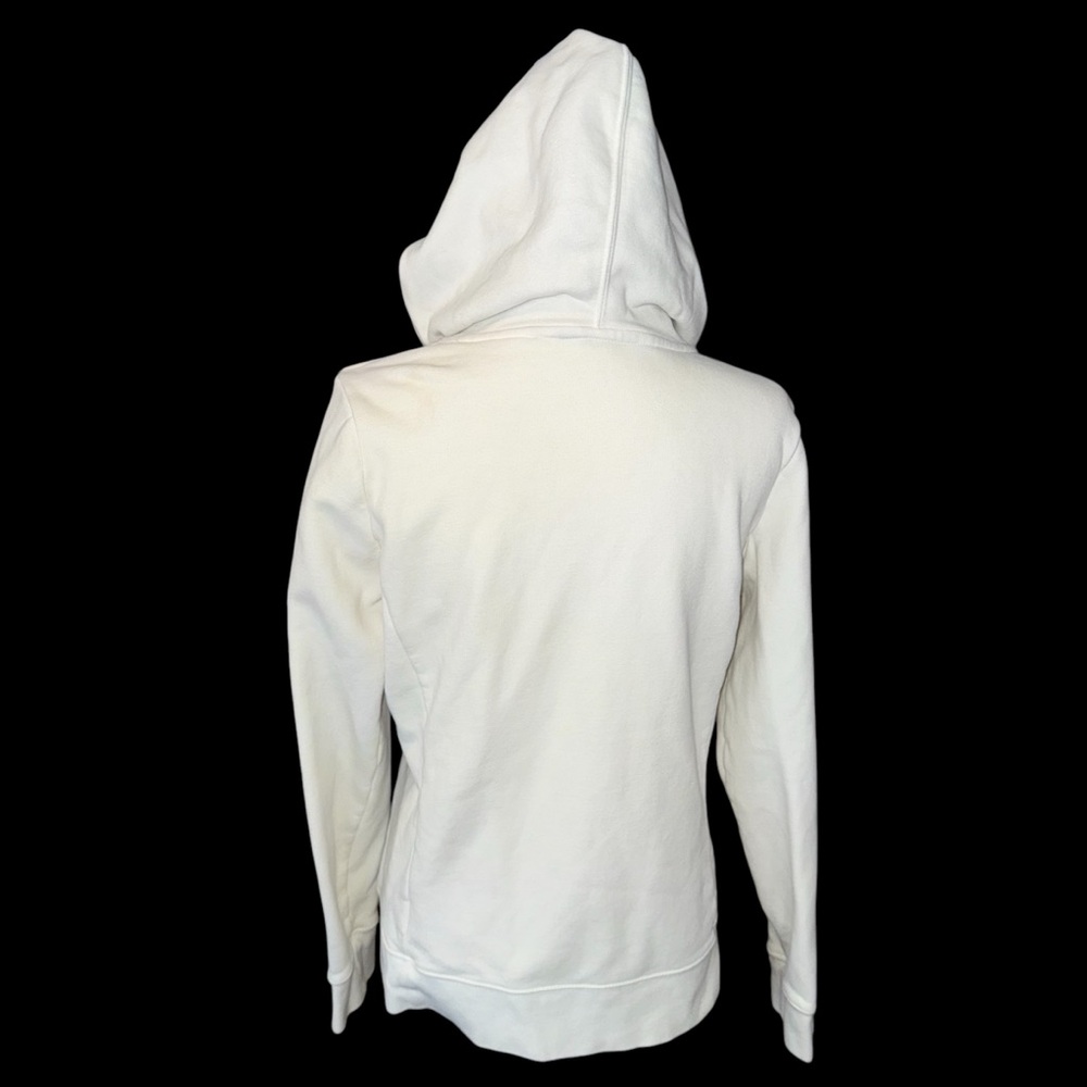 The North Face Women's White and Purple Hoodie sweatshirt sz Medium - Picture 7 of 12